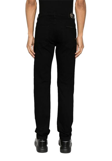 デニム・ジーパン VERSACE JEANS COUTURE Woman Jeans Black 77HAB5S0ES118LO1 G89 Versace Jeans Couture Outlet: Jeans woman - Black | Versace